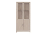 Jodie Bookcase in Whitewashed Oak - Ornate Home