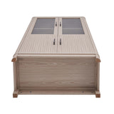 Jodie Bookcase in Whitewashed Oak - Ornate Home