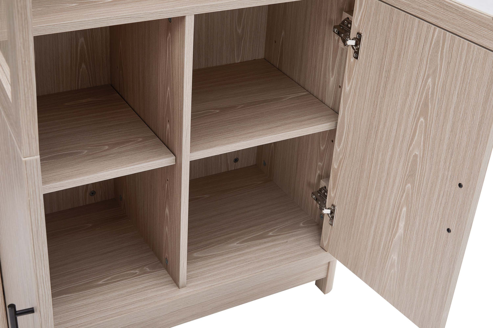 Jodie Bookcase in Whitewashed Oak (set of 2) - Ornate Home