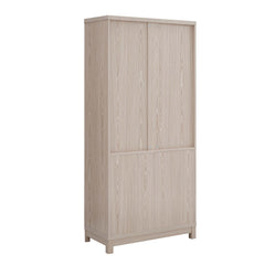 Jodie Bookcase in Whitewashed Oak (set of 2) - Ornate Home