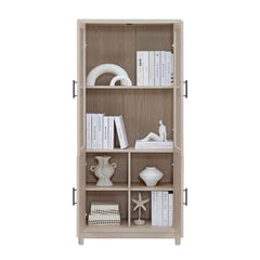 Jodie Bookcase in Whitewashed Oak (set of 2) - Ornate Home