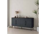 Jodie Sideboard in Charcoal Grey - Ornate Home