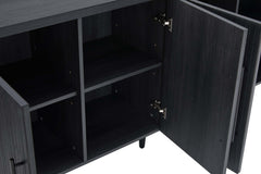Jodie Sideboard in Charcoal Grey - Ornate Home