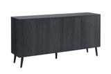 Jodie Sideboard in Charcoal Grey - Ornate Home
