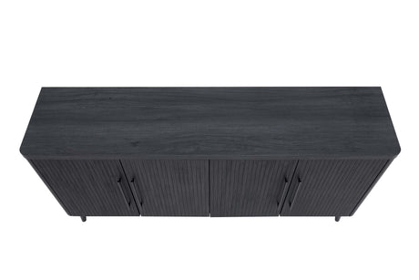 Jodie Sideboard in Charcoal Grey - Ornate Home