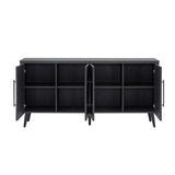 Jodie Sideboard in Charcoal Grey - Ornate Home