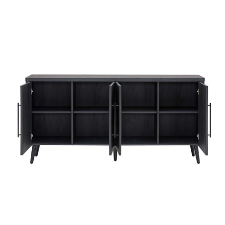 Jodie Sideboard in Charcoal Grey - Ornate Home