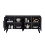 Jodie Sideboard in Charcoal Grey - Ornate Home