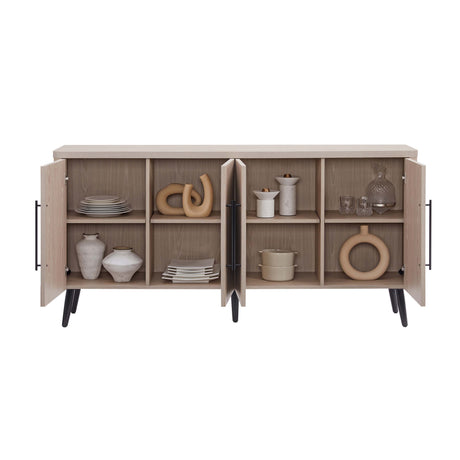 Jodie Sideboard in Whitewashed Oak - Ornate Home
