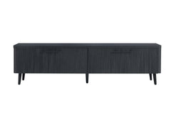 Jodie TV Stand in Charcoal Grey - Ornate Home