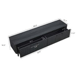 Jodie TV Stand in Charcoal Grey - Ornate Home