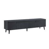 Jodie TV Stand in Charcoal Grey - Ornate Home