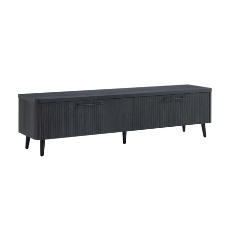 Jodie TV Stand in Charcoal Grey - Ornate Home