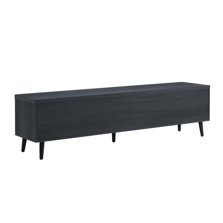 Jodie TV Stand in Charcoal Grey - Ornate Home