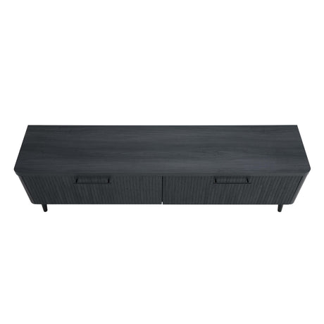 Jodie TV Stand in Charcoal Grey - Ornate Home
