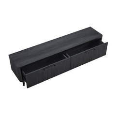 Jodie TV Stand in Charcoal Grey - Ornate Home