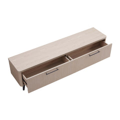 Jodie TV Stand in Whitewashed Oak - Ornate Home