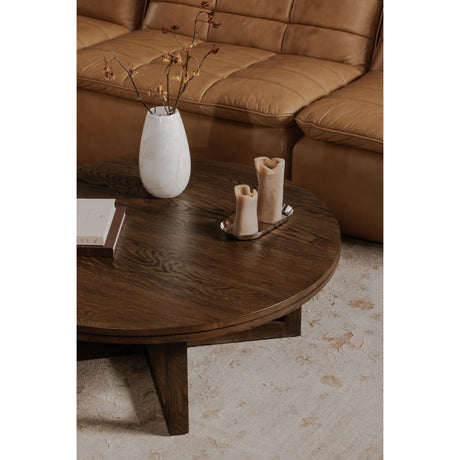 Joel Dark Brown Coffee Table - Ornate Home