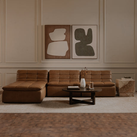 Joel Dark Brown Coffee Table - Ornate Home