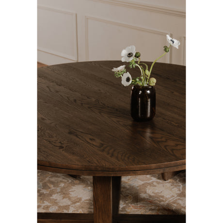 Joel Dark Brown Dining Table - Ornate Home