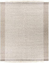 Joelle Beige Grid Wool Rug - Ornate Home