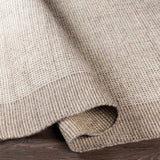 Joelle Beige Grid Wool Rug - Ornate Home