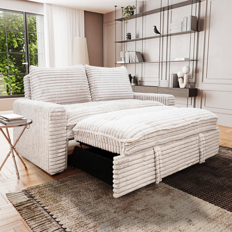 Johanna Mink Convertible Sleeper Sofa - Ornate Home