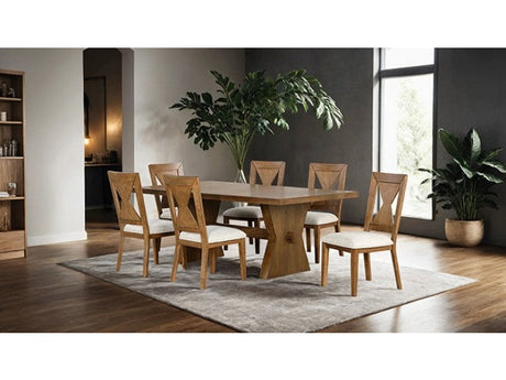 Johannes Rustic Oak Chair (Set of 2) - Ornate Home