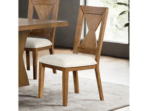 Johannes Rustic Oak Chair (Set of 2) - Ornate Home