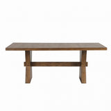 Johannes Rustic Oak Dining Table - Ornate Home