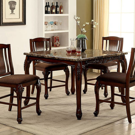 Johannesburg Brown Cherry Counter Height Table - Ornate Home