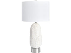 Johanson White/Silver Table Lamp - Ornate Home