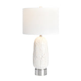 Johanson White/Silver Table Lamp - Ornate Home