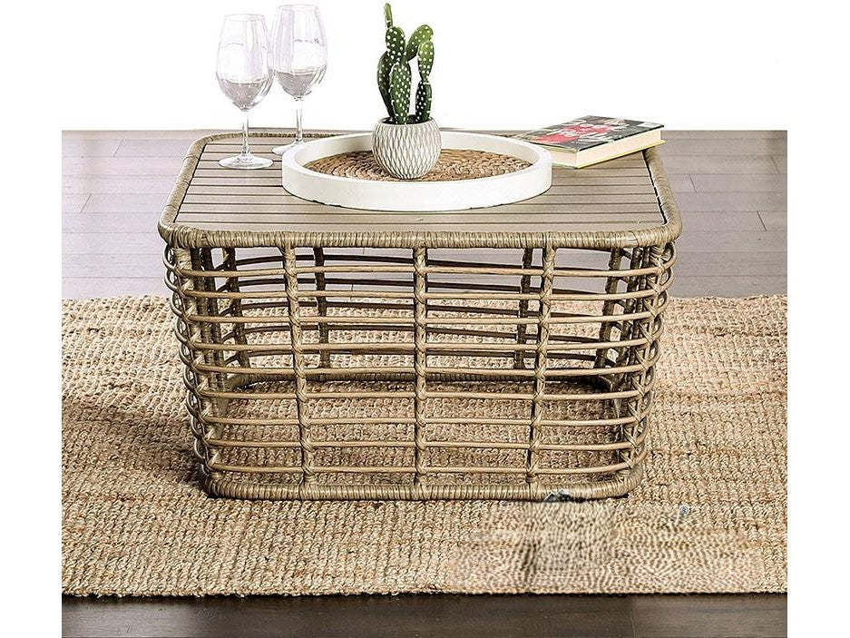 Johari Natural Outdoor Coffee Table - Ornate Home