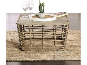 Johari Natural Outdoor Coffee Table - Ornate Home