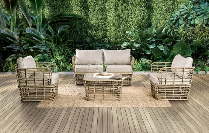 Johari Natural Outdoor Coffee Table - Ornate Home
