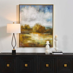 John's Field Multicolor Framed Landscape Art - Ornate Home
