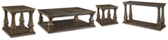 Johnelle Gray Coffee Table, 2 End Tables and Sofa Table - Ornate Home