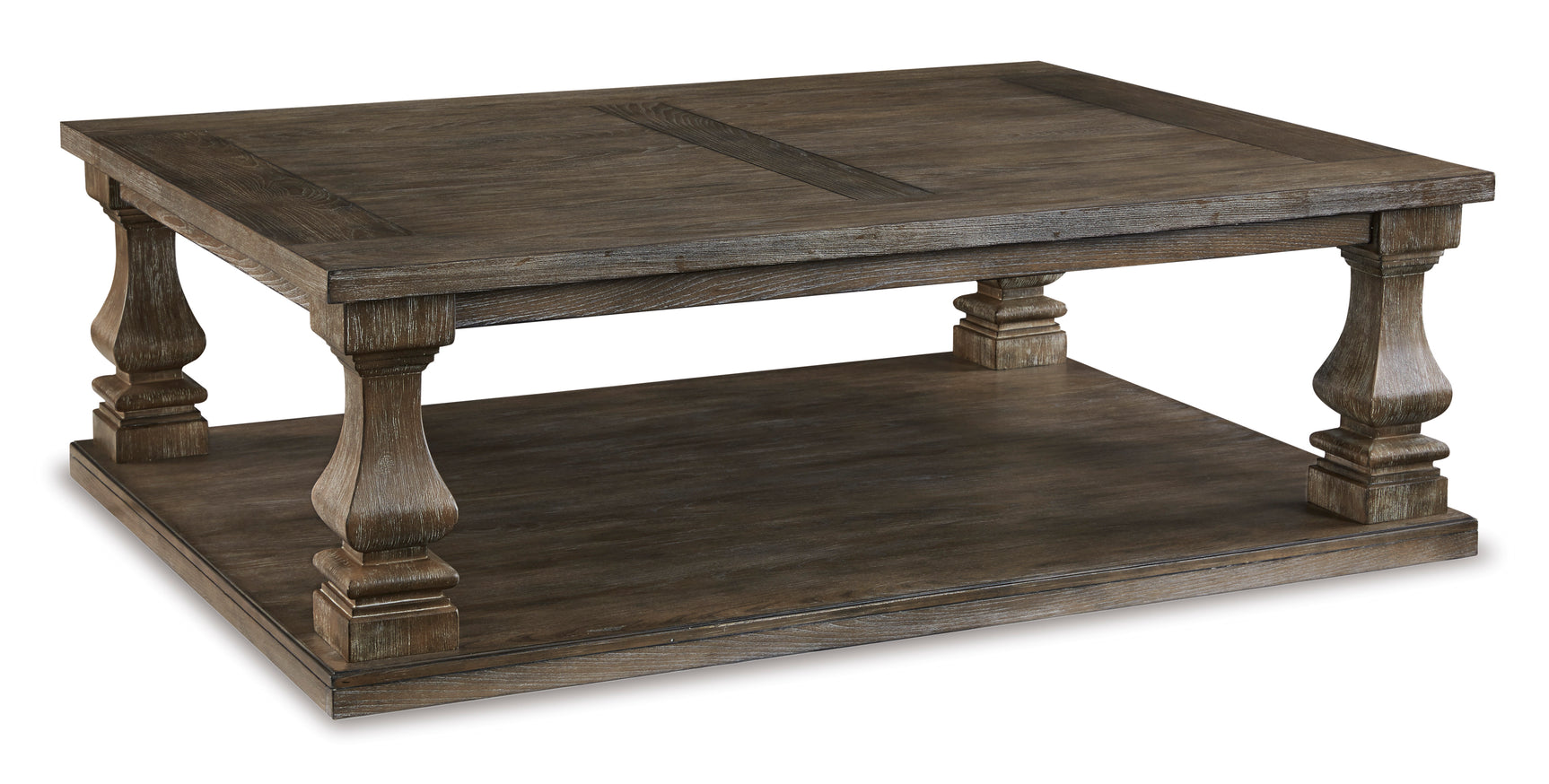 Johnelle Gray Rectangular Cocktail Table - Ornate Home