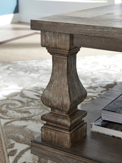 Johnelle Gray Rectangular Cocktail Table - Ornate Home