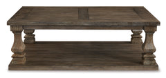 Johnelle Gray Rectangular Cocktail Table - Ornate Home
