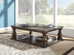 Johnelle Gray Rectangular Cocktail Table - Ornate Home