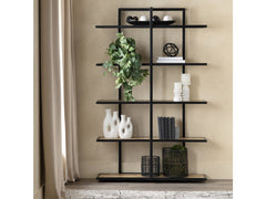 Johnston Brown/Black Etagere - Ornate Home