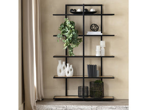 Johnston Brown/Black Etagere - Ornate Home