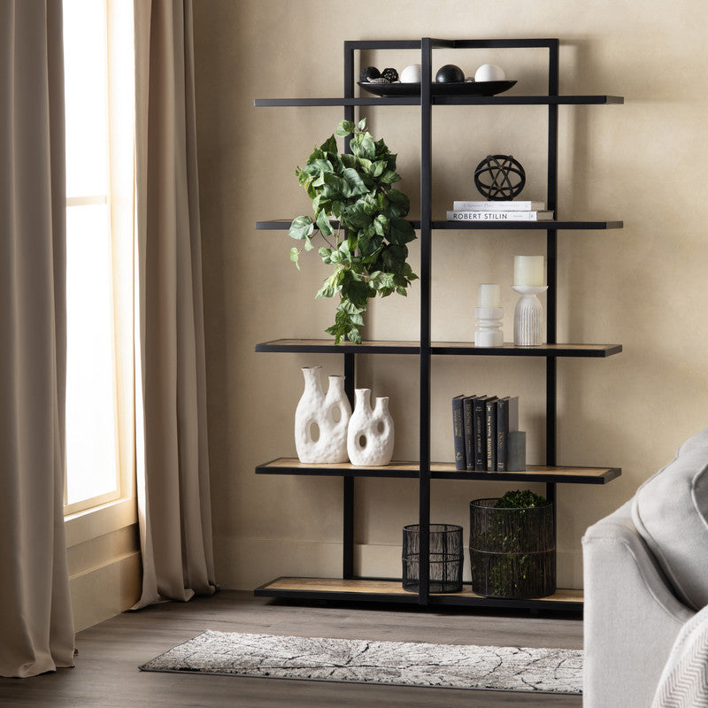 Johnston Brown/Black Etagere - Ornate Home