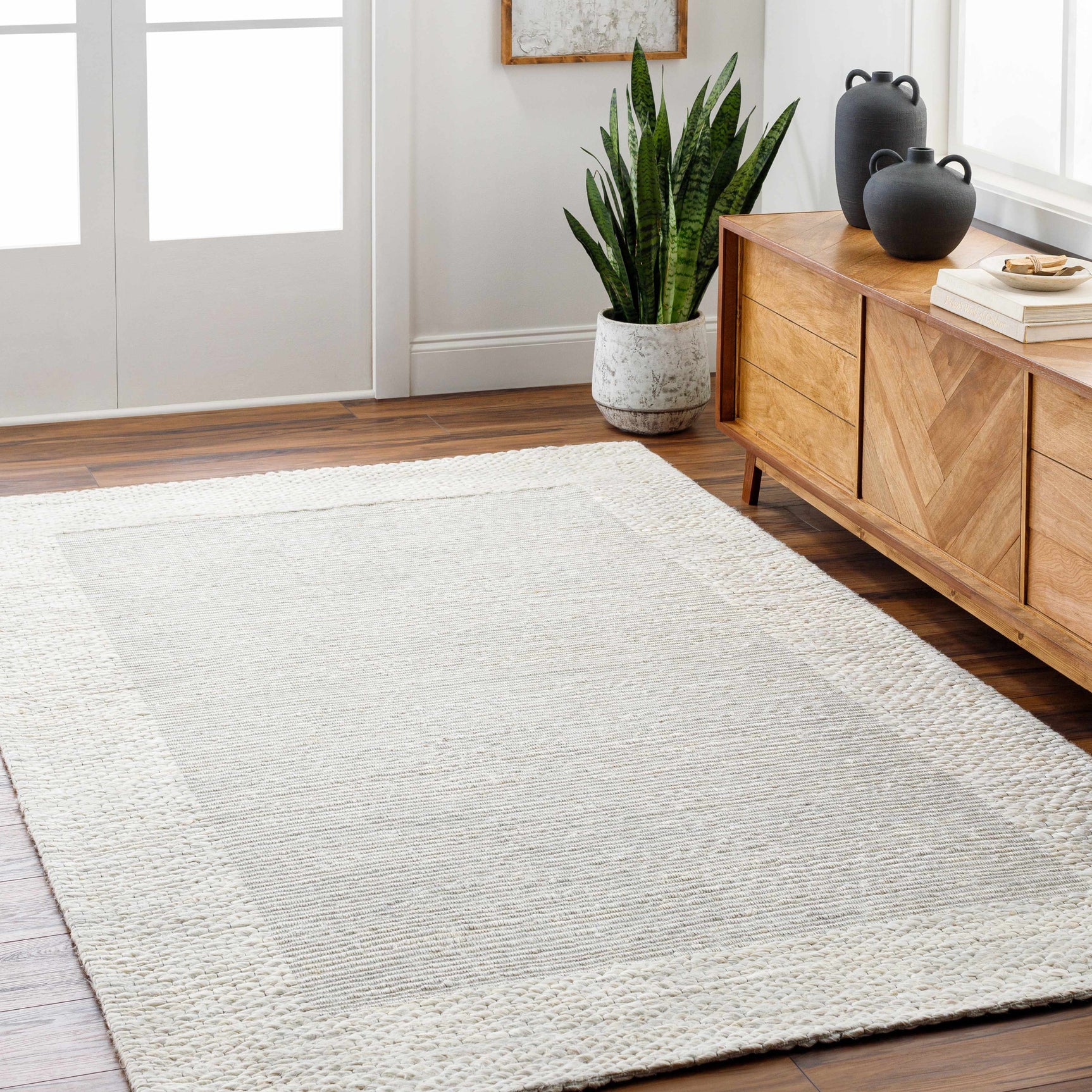 Jojen Off White Jute Area Rug - Clearance - Ornate Home