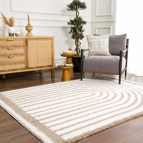 Jola Beige Area Rug - Ornate Home