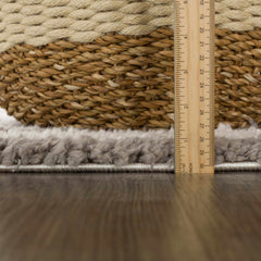 Jola Taupe Area Rug - Clearance - Ornate Home