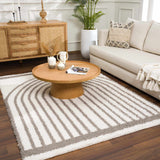 Jola Taupe Area Rug - Ornate Home