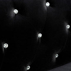 Jolanda Black Sectional - Ornate Home